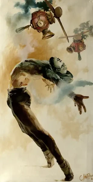 Liberté, huile sur toile